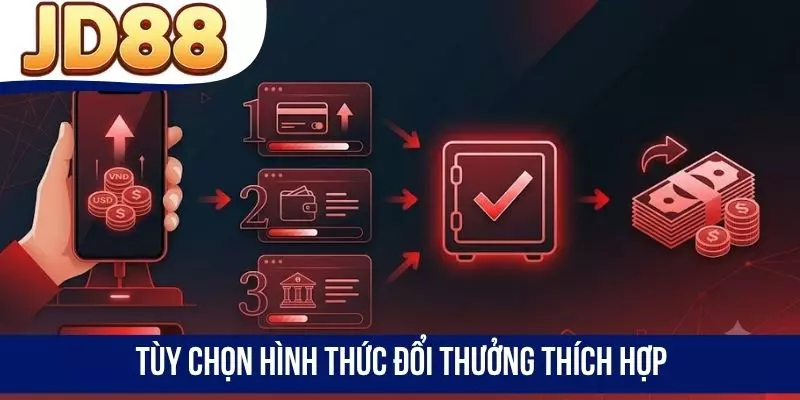 Tùy chọn hình thức đổi thưởng thích hợp